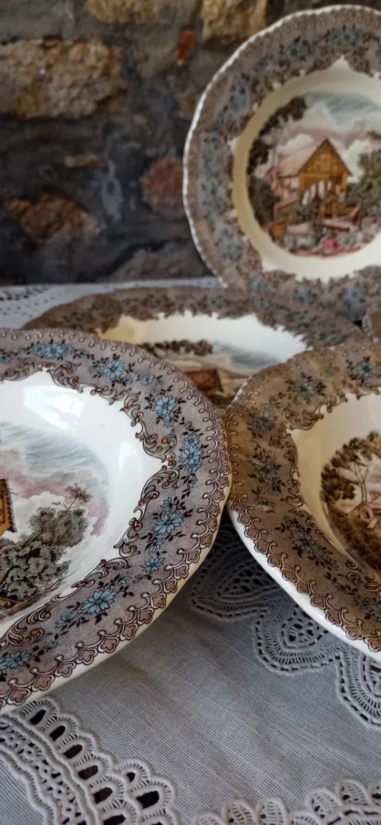 Platos vajilla La Cartuja de Sevilla