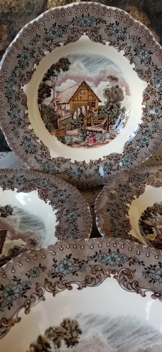 Platos vajilla La Cartuja de Sevilla