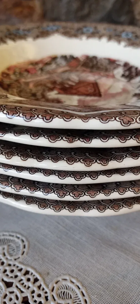 Platos vajilla La Cartuja de Sevilla