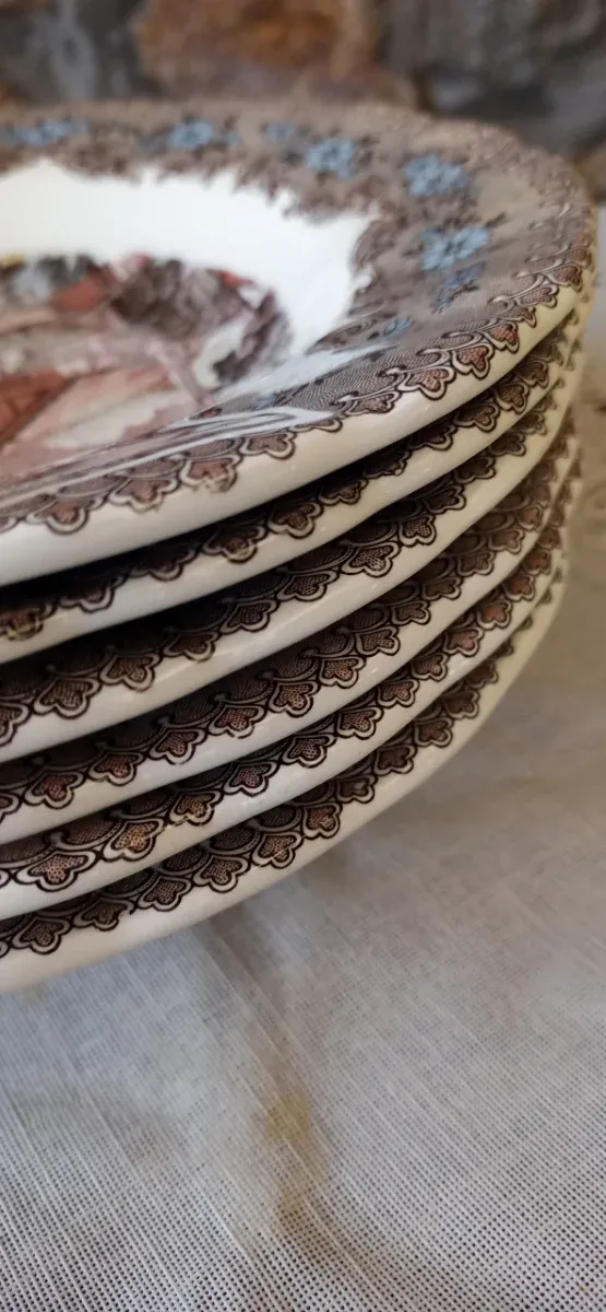 Platos vajilla La Cartuja de Sevilla