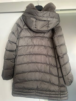 Plumas Geox mujer gris