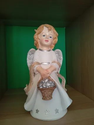 Angelo cm 25 con cestino