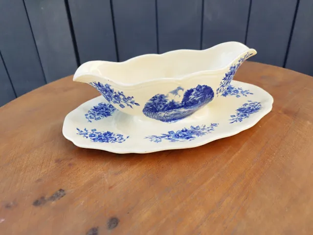 Salsera Sarreguemines con plato