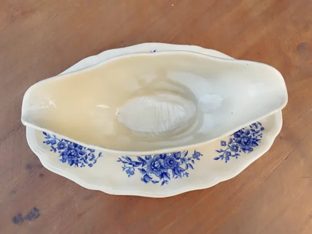 Salsera Sarreguemines con plato