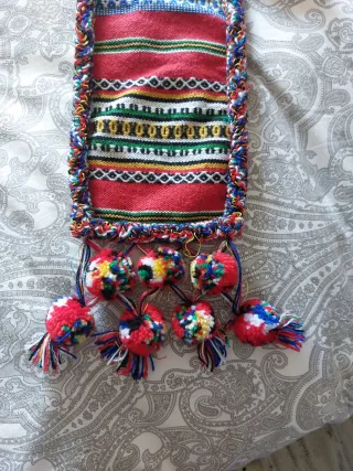 Manta Fallera Bebé  Medidas en las fotos