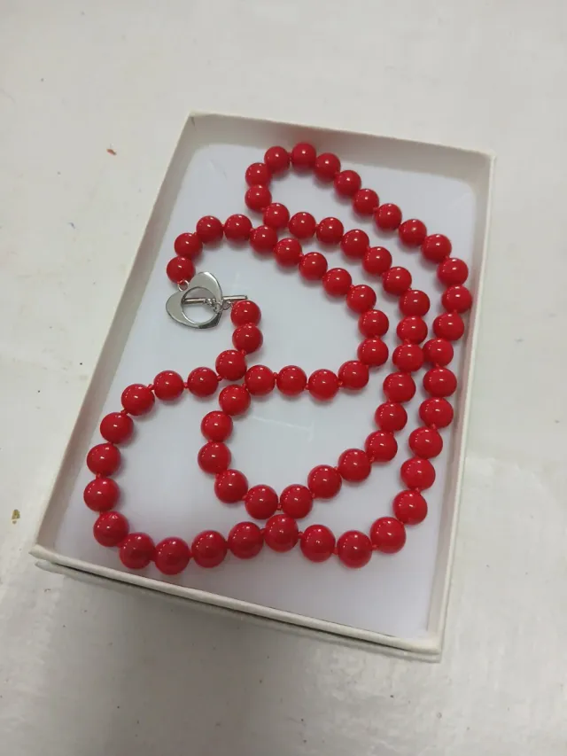 Collana corallo rosso mari del sud AAA