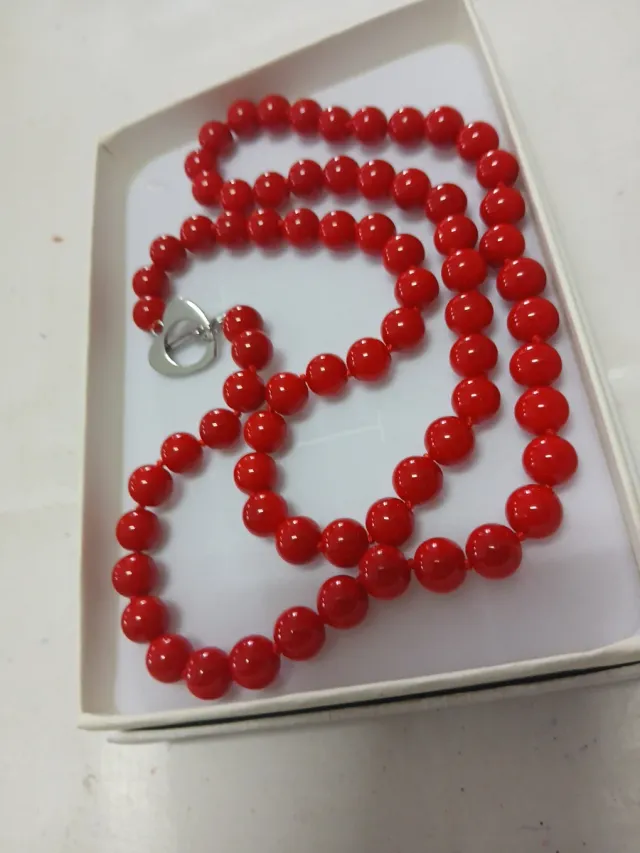 Collana corallo rosso mari del sud AAA