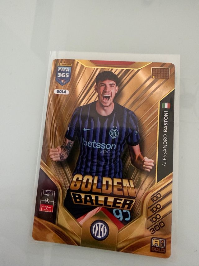 Panini FIFA 365 Golden Baller Bastoni
