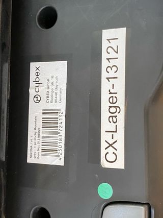 Silla Cybex Sirona Platinum Line 0-18kg