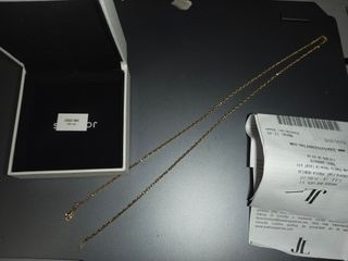 Cadena Oro 18k 750m/s Malla Oro Blanco