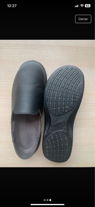 Zapatos hostelería negros