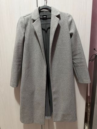 Cappotto Zara Grigio Donna