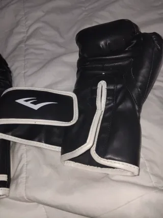 Guantes Boxeo Everlast Negros Talla M