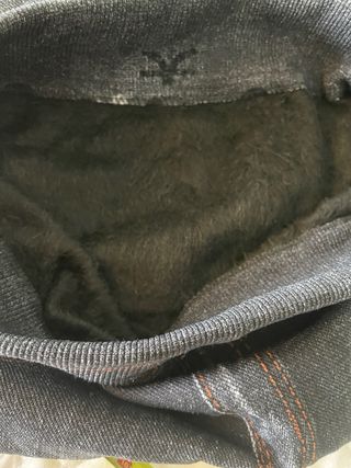 Leggings estampado vaquero con pelo interior T.U.