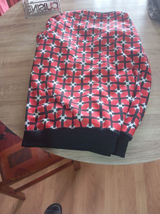 Jersey estampado labios bandera USA