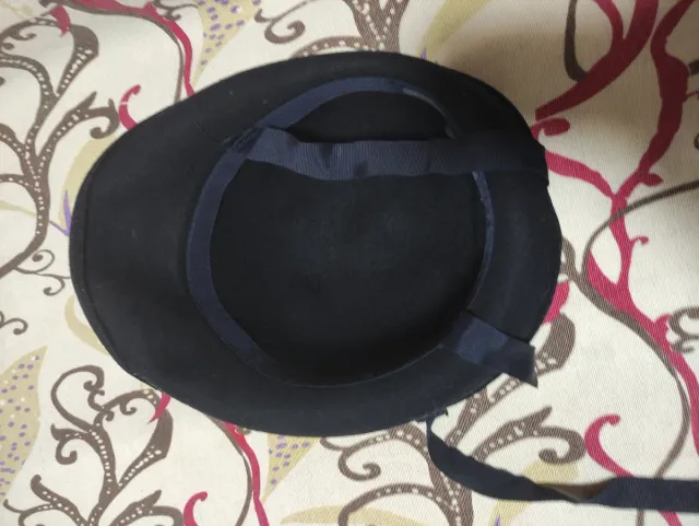 Gorro marinero niña paño azul marino