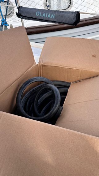 Cintón para barco de goma semiflexible