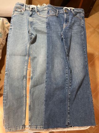 Pantalones vaqueros Zara azules