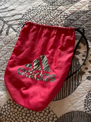 Mochila Adidas Rosa con Logo Cebra