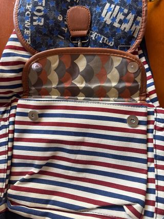 Mochila estilo americano con estrellas