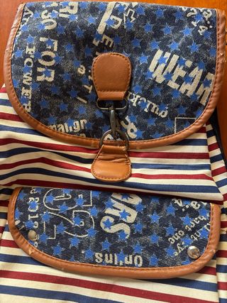 Mochila estilo americano con estrellas