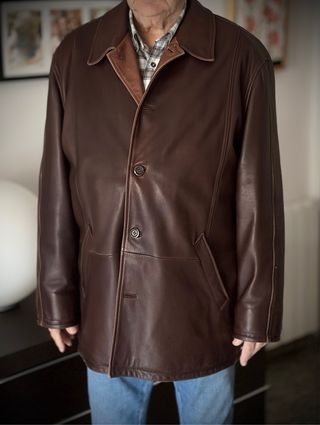 Chaqueta de piel Torras Marrón Hombre