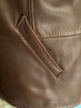 Chaqueta de piel Torras Marrón Hombre