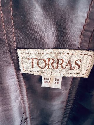 Chaqueta de piel Torras Marrón Hombre