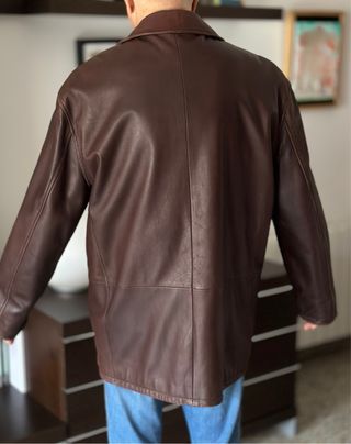 Chaqueta de piel Torras Marrón Hombre