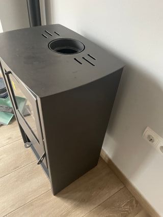 Estufa Juan Panadero Metal y Cristal