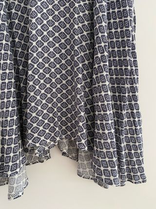 Vestido mini SHOWPO azul y blanco