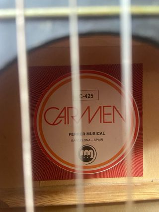 Guitarra Clásica Madera Natural