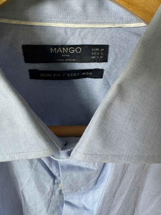 Camisa Mango Azul Talla M