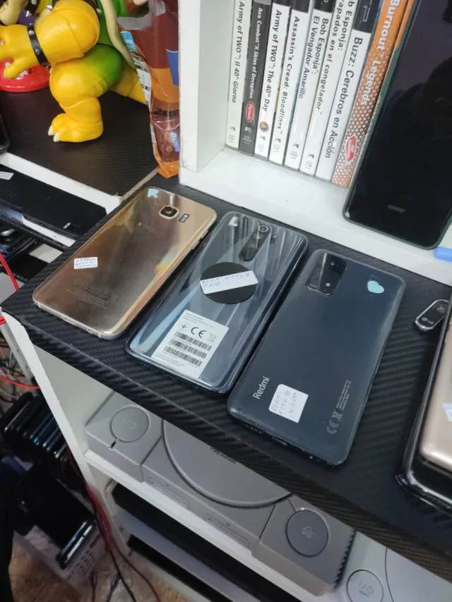 Samsung s7 edge, Redmi note 8 pro y Redmi note 11