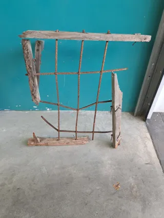 Reja forja hierro antigua cortijo reforma decoraci