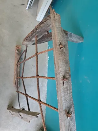 Reja forja hierro antigua cortijo reforma decoraci