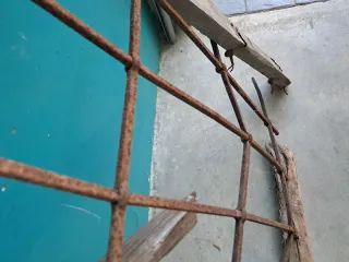 Reja forja hierro antigua cortijo reforma decoraci