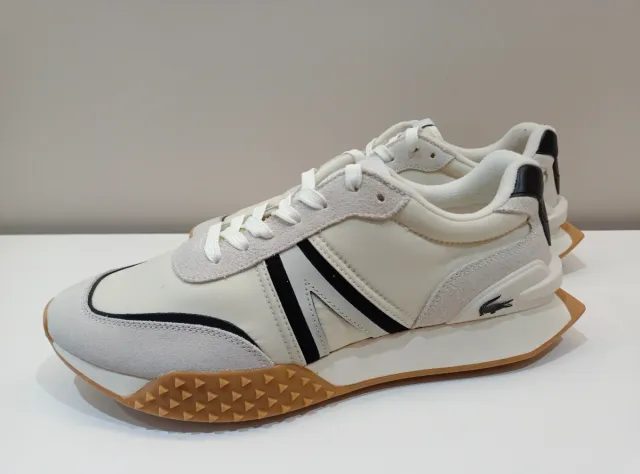 Zapatillas Lacoste Beige y Negras