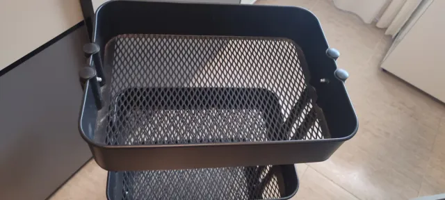Carrito organizador Räskog Ikea Negro