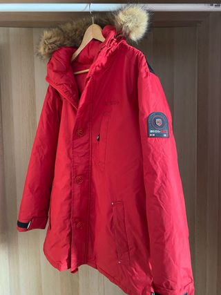 Chaquetón Geographical Norway Rojo
