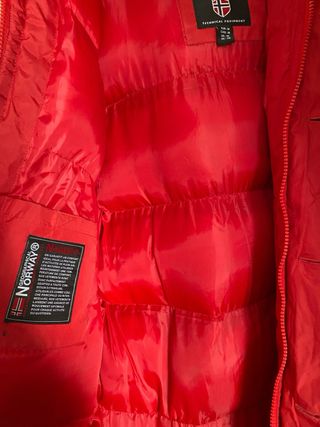 Chaquetón Geographical Norway Rojo