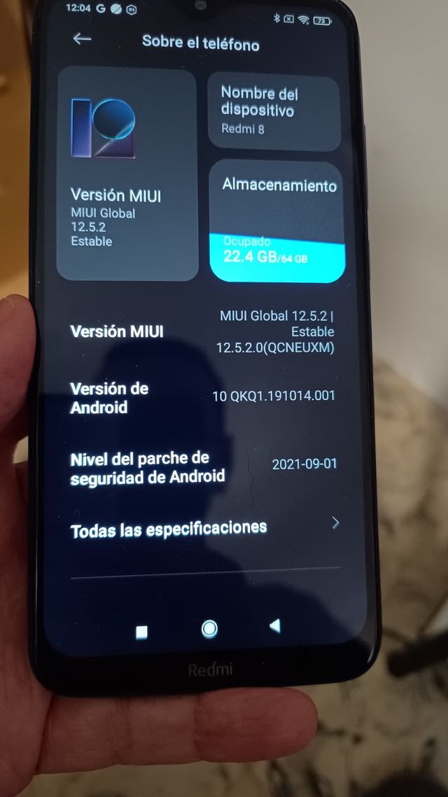 Xiaomi Redmi 8 64GB Azul Zafiro