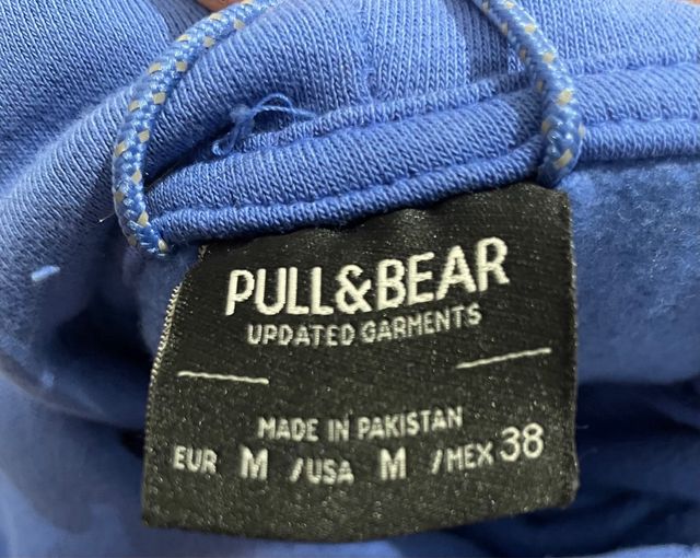 Sudadera Pull&Bear azul básica