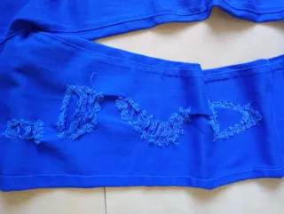 Jeans uomo strappati blu taglia M