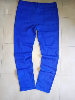 Jeans uomo strappati blu taglia M
