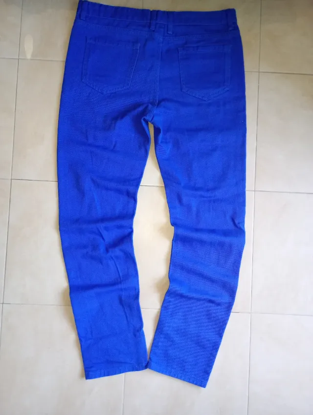 Jeans uomo strappati blu taglia M