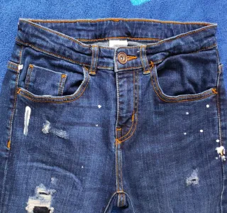 Vaquero pitillo elástico Zara Boys.