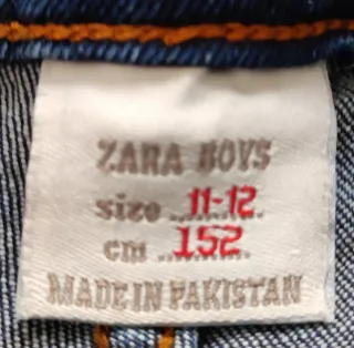 Vaquero pitillo elástico Zara Boys.