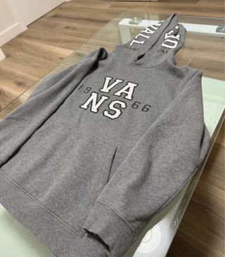 Sudadera Vans Gris con Capucha Niño