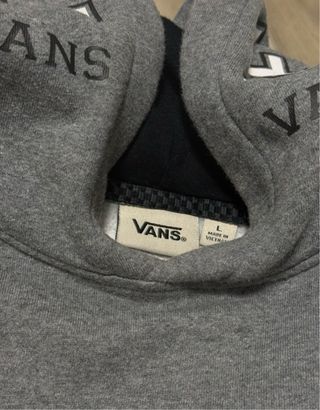 Sudadera Vans Gris con Capucha Niño